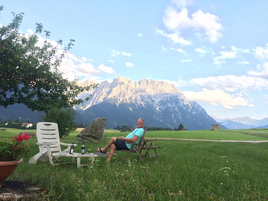 Zum Bergbauer Appartement Mittenwald Buitenkant foto